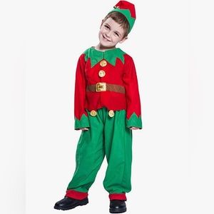 EraSpooky Kids Boys Elf Christmas Costumes size medium new